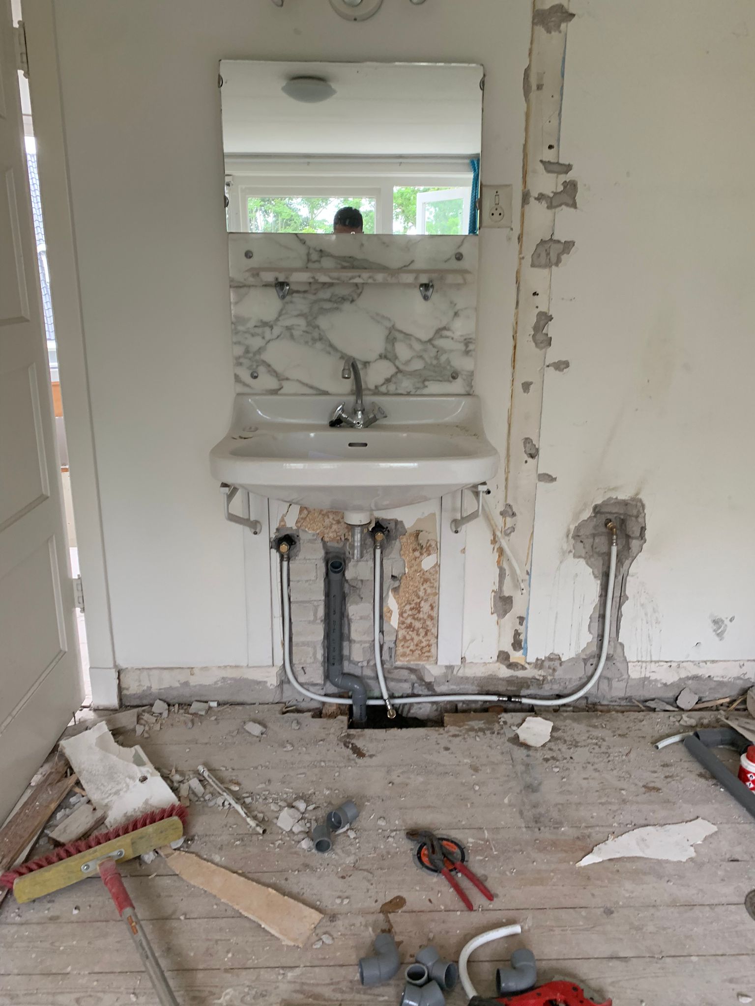 aanleggen waterleiding Delfgauw